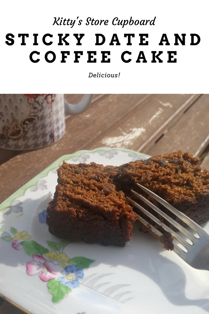 sticky date and coffee cake