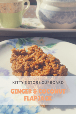 ginger and coconut flapjack