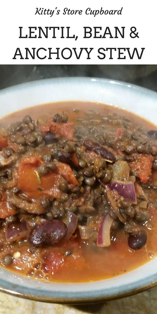 Lentil, Bean & Anchovy Stew