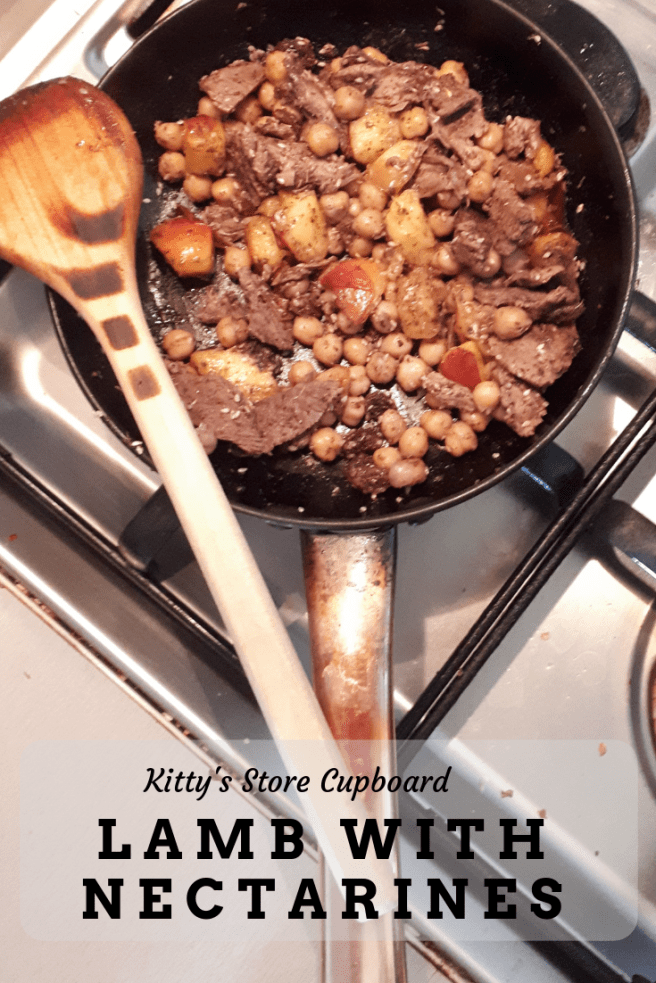 lamb with nectarines