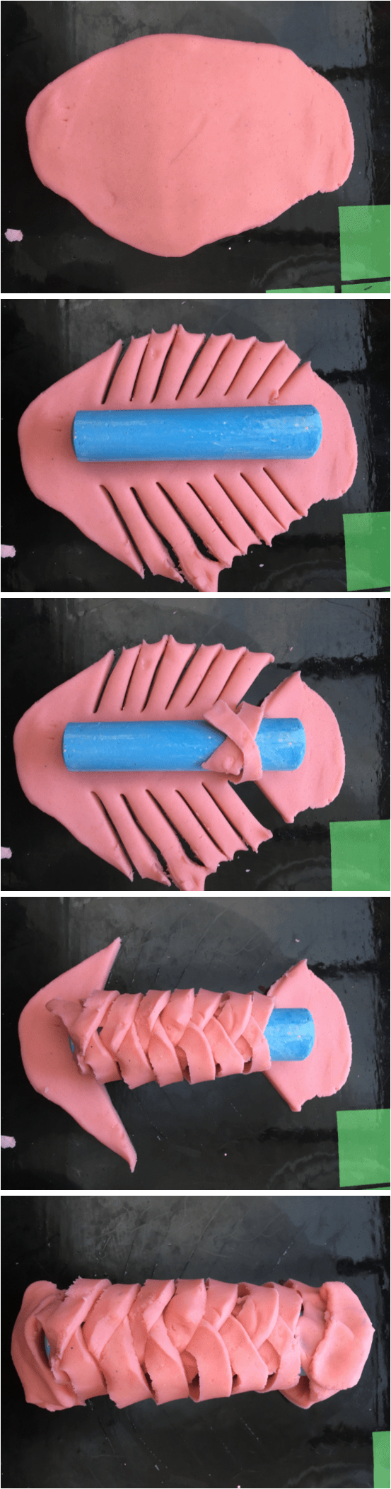 braided sausage roll